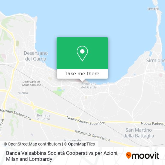 Banca Valsabbina Società Cooperativa per Azioni map