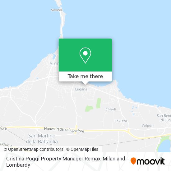 Cristina Poggi Property Manager Remax map