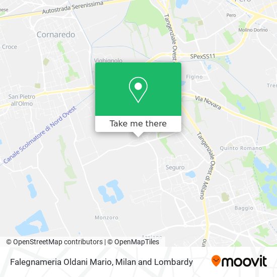 Falegnameria Oldani Mario map