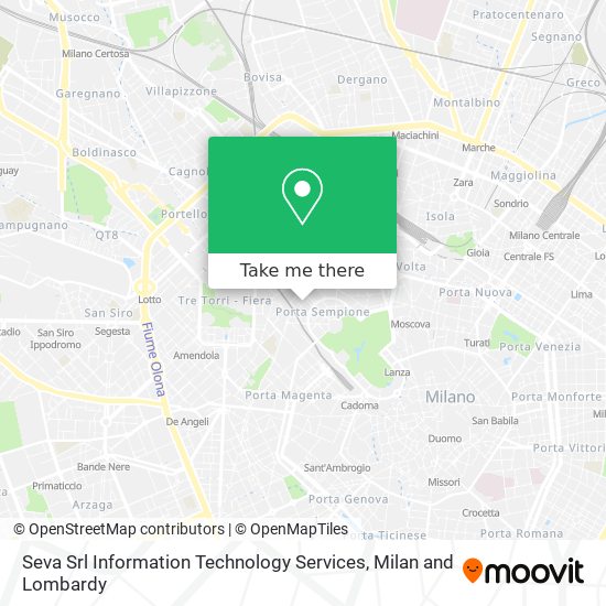 Seva Srl Information Technology Services map