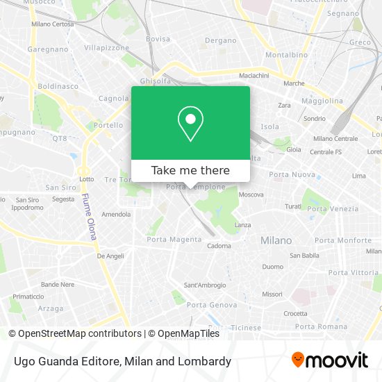 Ugo Guanda Editore map