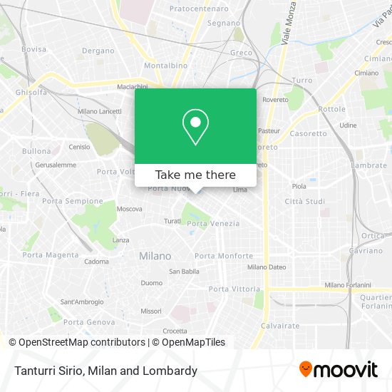Tanturri Sirio map