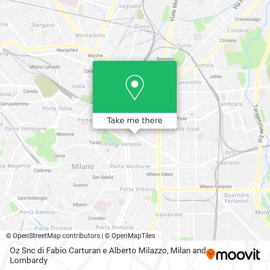 Oz Snc di Fabio Carturan e Alberto Milazzo map