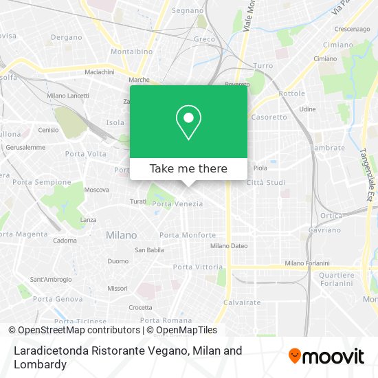 Laradicetonda Ristorante Vegano map