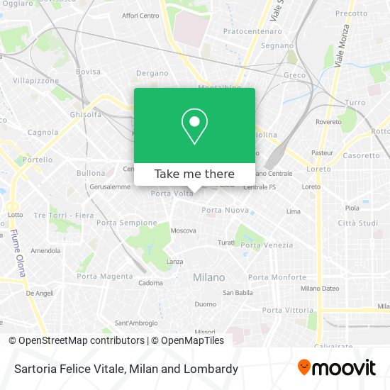 Sartoria Felice Vitale map