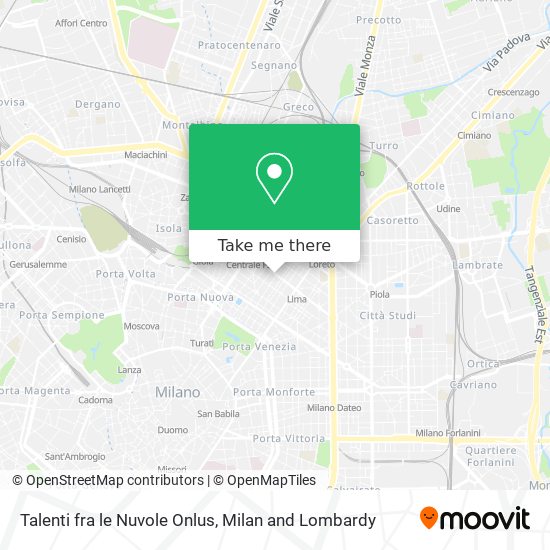 Talenti fra le Nuvole Onlus map