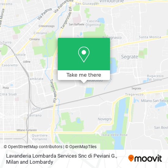 Lavanderia Lombarda Services Snc di Peviani G. map