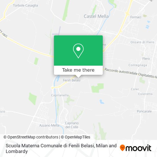 Scuola Materna Comunale di Fenili Belasi map