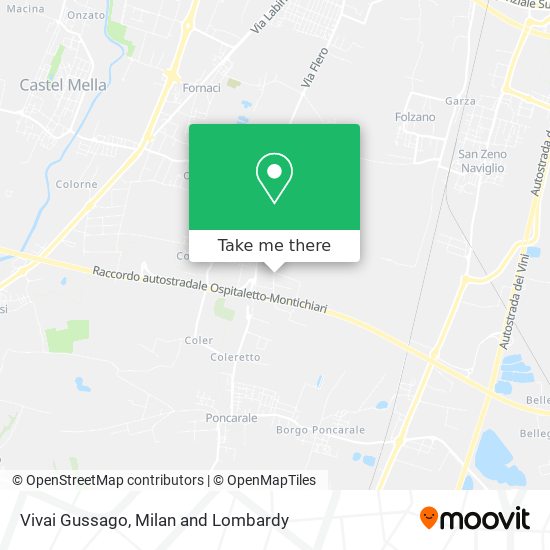Vivai Gussago map