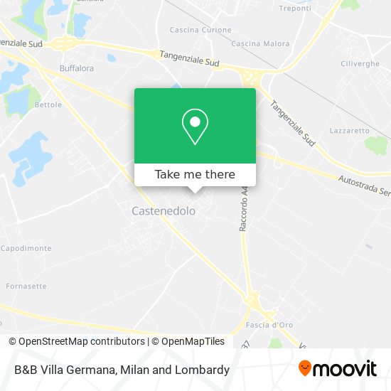B&B Villa Germana map