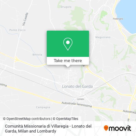 Comunità Missionaria di Villaregia - Lonato del Garda map