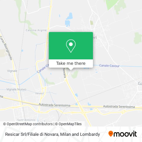 Resicar Srl/Filiale di Novara map