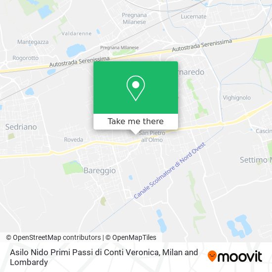 Asilo Nido Primi Passi di Conti Veronica map