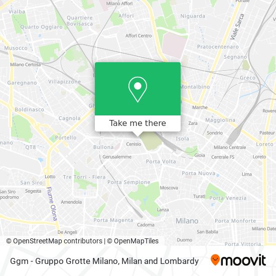 Ggm - Gruppo Grotte Milano map