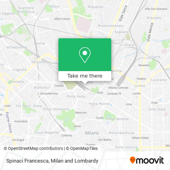 Spinaci Francesca map