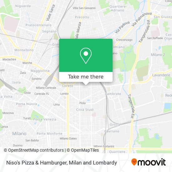 Niso's Pizza & Hamburger map