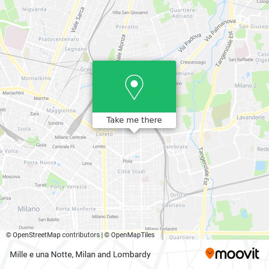 Mille e una Notte map