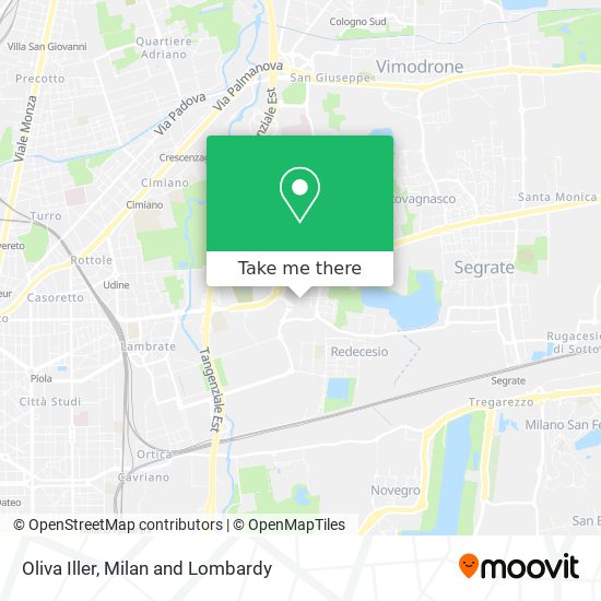 Oliva Iller map