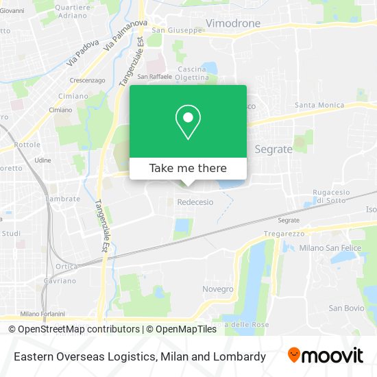 Eastern Overseas Logistics map