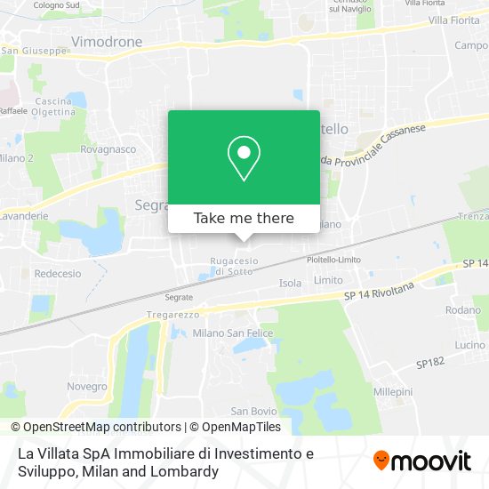 La Villata SpA Immobiliare di Investimento e Sviluppo map