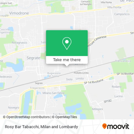Rosy Bar Tabacchi map