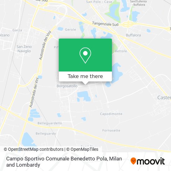 Campo Sportivo Comunale Benedetto Pola map