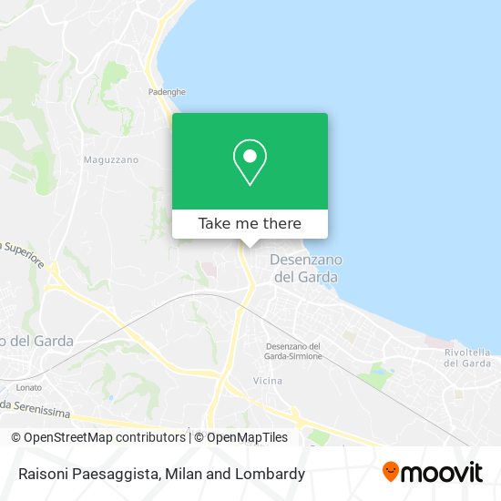 Raisoni Paesaggista map