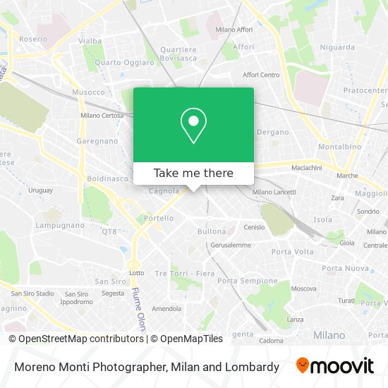 Moreno Monti Photographer map