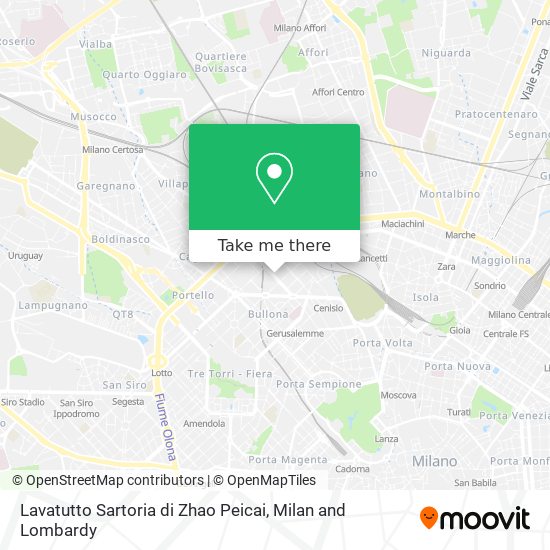 Lavatutto Sartoria di Zhao Peicai map
