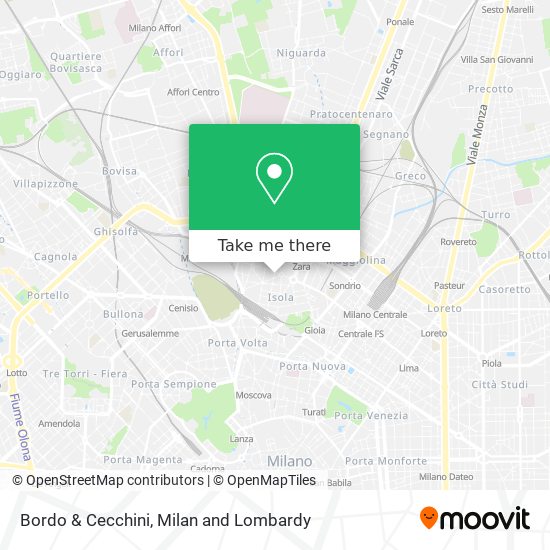 Bordo & Cecchini map