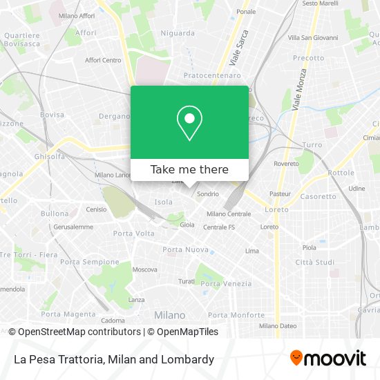 La Pesa Trattoria map