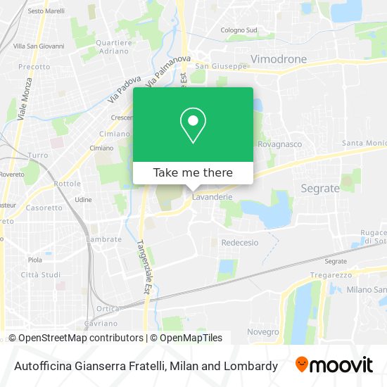 Autofficina Gianserra Fratelli map