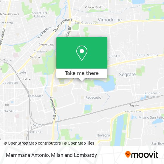 Mammana Antonio map