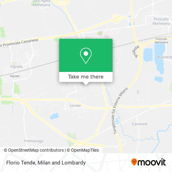 Florio Tende map