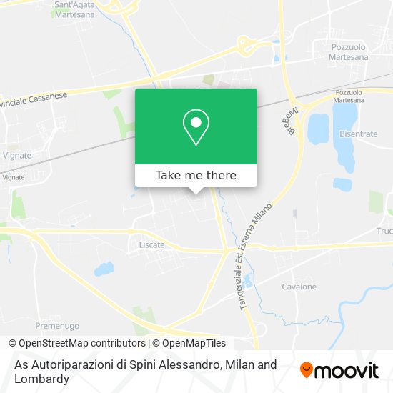 As Autoriparazioni di Spini Alessandro map