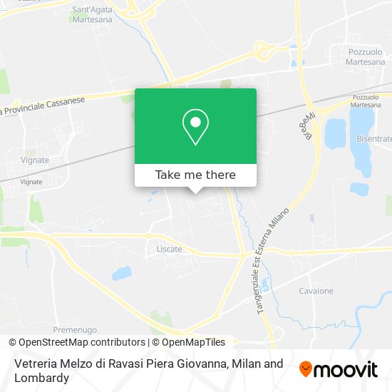 Vetreria Melzo di Ravasi Piera Giovanna map