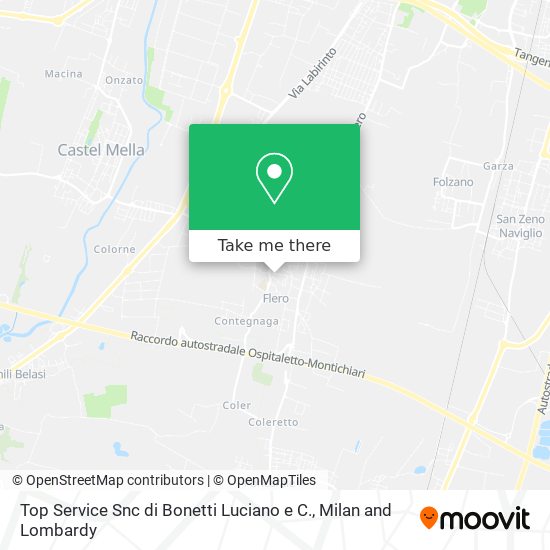 Top Service Snc di Bonetti Luciano e C. map