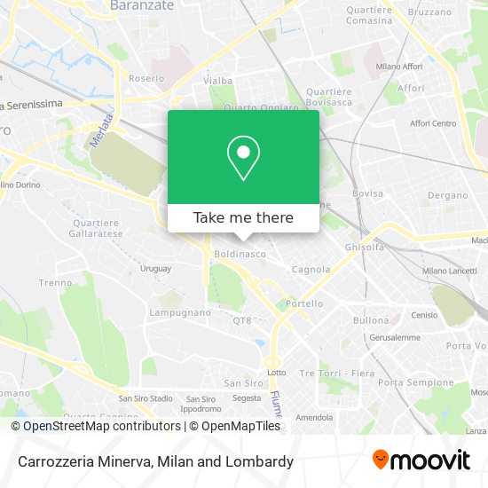 Carrozzeria Minerva map