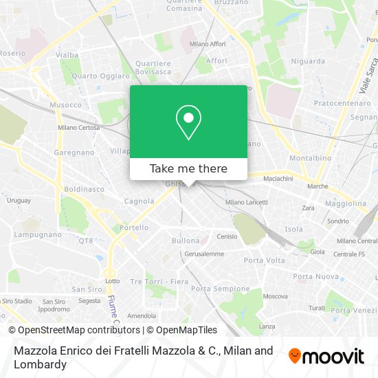 Mazzola Enrico dei Fratelli Mazzola & C. map