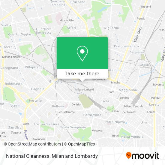 National Cleanness map
