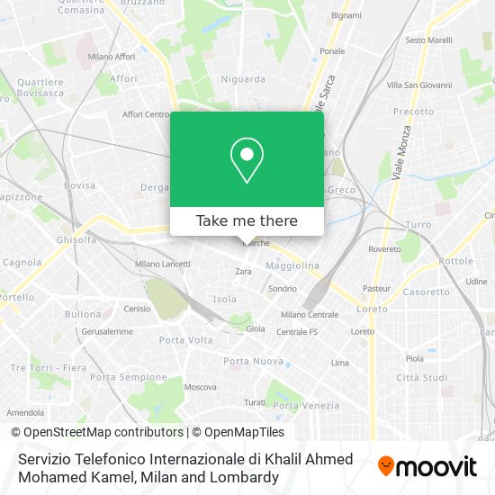Servizio Telefonico Internazionale di Khalil Ahmed Mohamed Kamel map