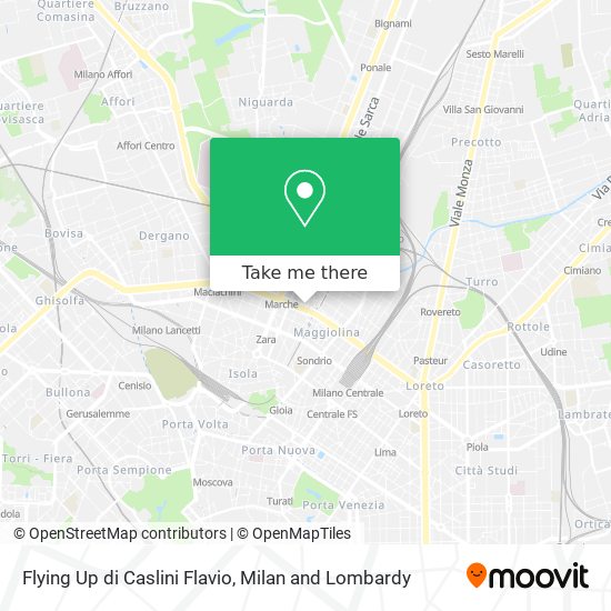 Flying Up di Caslini Flavio map