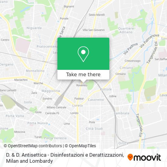 D. & D. Antisettica - Disinfestazioni e Derattizzazioni map