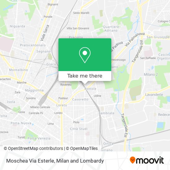 Moschea Via Esterle map