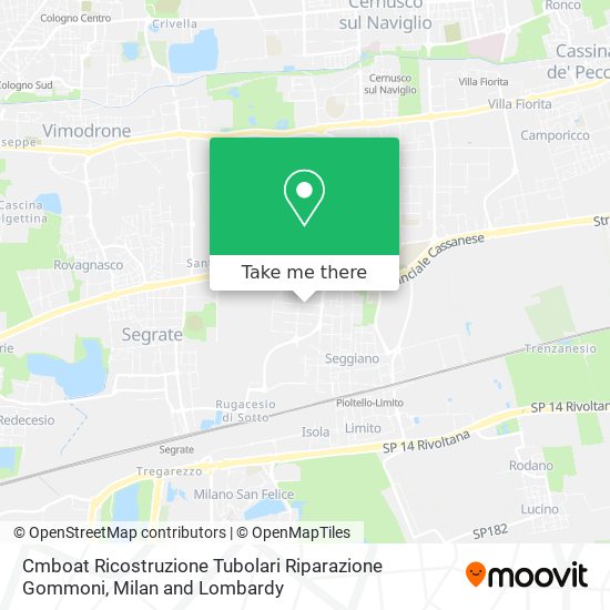 Cmboat Ricostruzione Tubolari Riparazione Gommoni map