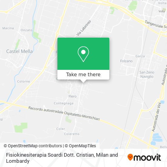 Fisiokinesiterapia Soardi Dott. Cristian map