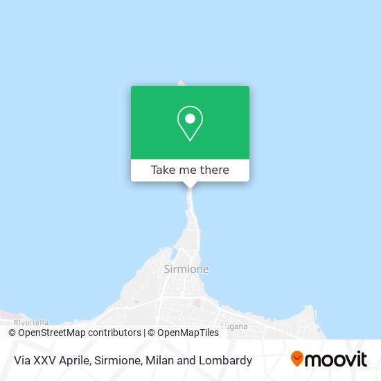 Via XXV Aprile, Sirmione map