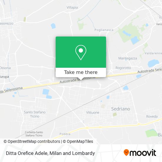 Ditta Orefice Adele map