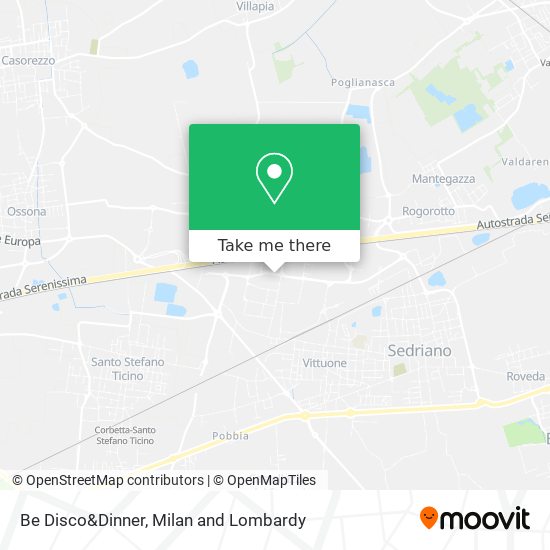 Be Disco&Dinner map