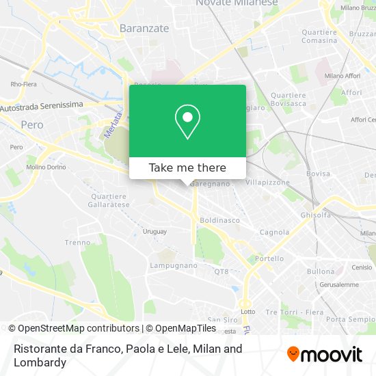 Ristorante da Franco, Paola e Lele map